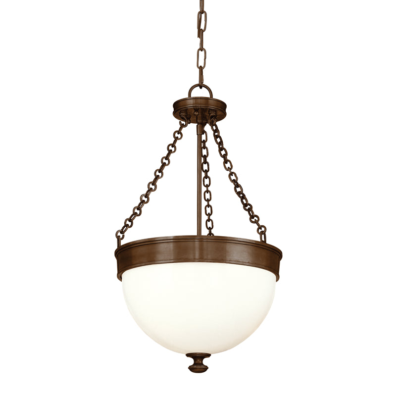 Hudson Valley - 324-HB - Three Light Pendant - Barrington - Historic Bronze from Lighting & Bulbs Unlimited in Charlotte, NC