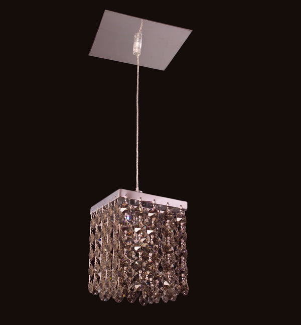 Classic Lighting - 16101 CGT - One Light Pendant - Bedazzle - Chrome from Lighting & Bulbs Unlimited in Charlotte, NC