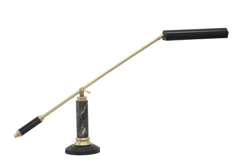 LED Piano/Desk Lamp from the Piano/Desk Collection in Black & Brass Finish by House of Troy