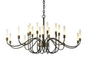 20 Light Chandelier from the Lisse Collection by Hubbardton Forge