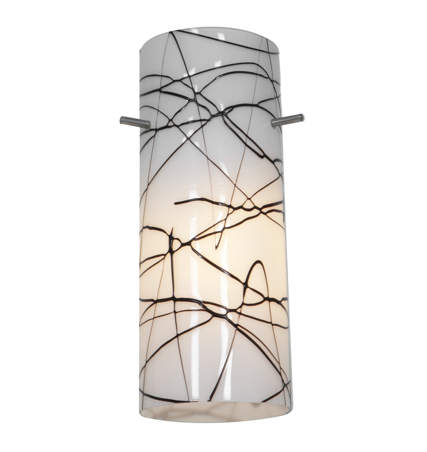 Access - 23130-BLWH - Pendant Glass Shade - Cylinder - Black/White from Lighting & Bulbs Unlimited in Charlotte, NC