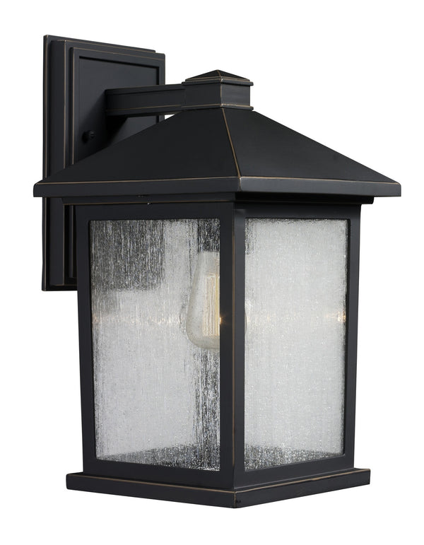 Z-Lite - 531M-ORB - One Light Outdoor Wall Sconce - Portland - Oil Rubbed Bronze from Lighting & Bulbs Unlimited in Charlotte, NC