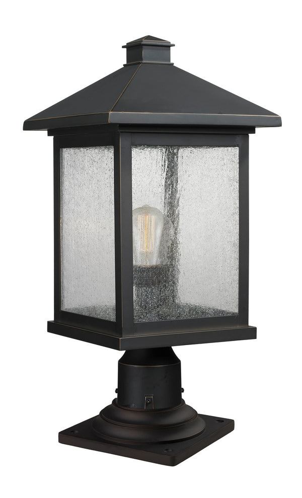 Z-Lite - 531PHBR-533PM-ORB - One Light Outdoor Pier Mount - Portland - Oil Rubbed Bronze from Lighting & Bulbs Unlimited in Charlotte, NC