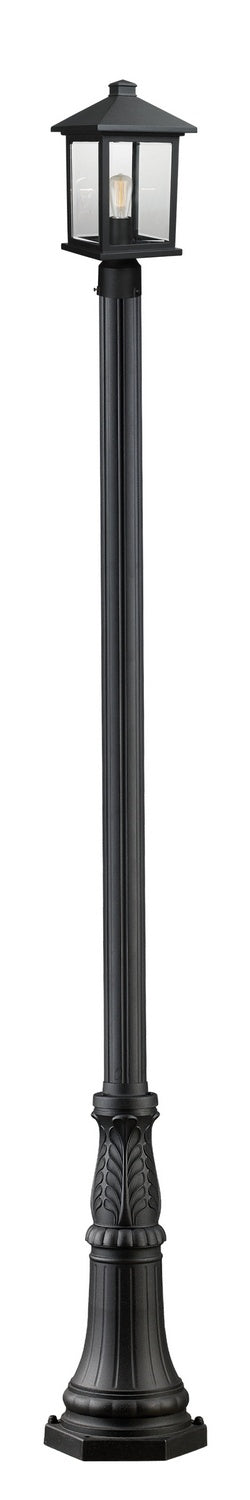 Z-Lite - 531PHMR-518P-BK - One Light Outdoor Post Mount - Portland - Black from Lighting & Bulbs Unlimited in Charlotte, NC