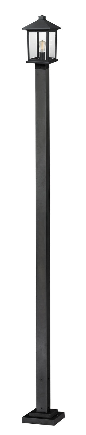Z-Lite - 531PHMS-536P-BK - One Light Outdoor Post Mount - Portland - Black from Lighting & Bulbs Unlimited in Charlotte, NC