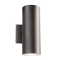 LED Outdoor Wall Mount from the No Family Collection in Textured Architectural Bronze Finish by Kichler