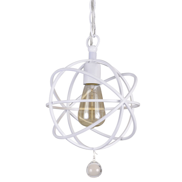 Crystorama - 9220-WW - One Light Pendant - Solaris - Wet White from Lighting & Bulbs Unlimited in Charlotte, NC