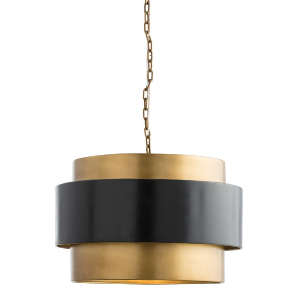 Arteriors - 44077 - One Light Pendant - Nolan - Vintage Brass from Lighting & Bulbs Unlimited in Charlotte, NC