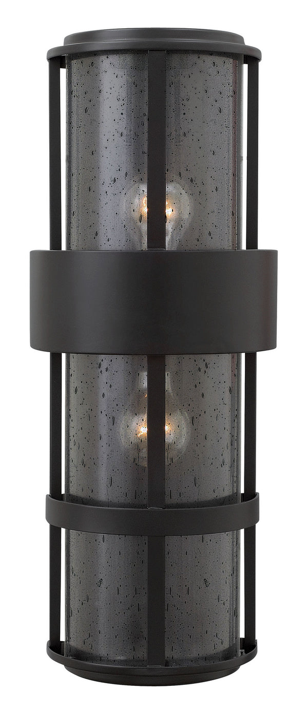 Hinkley - 1909SK - LED Wall Mount - Saturn - Satin Black from Lighting & Bulbs Unlimited in Charlotte, NC