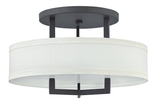 Hinkley - 3201KZ-LED - LED Semi-Flush Mount - Hampton - Buckeye Bronze from Lighting & Bulbs Unlimited in Charlotte, NC