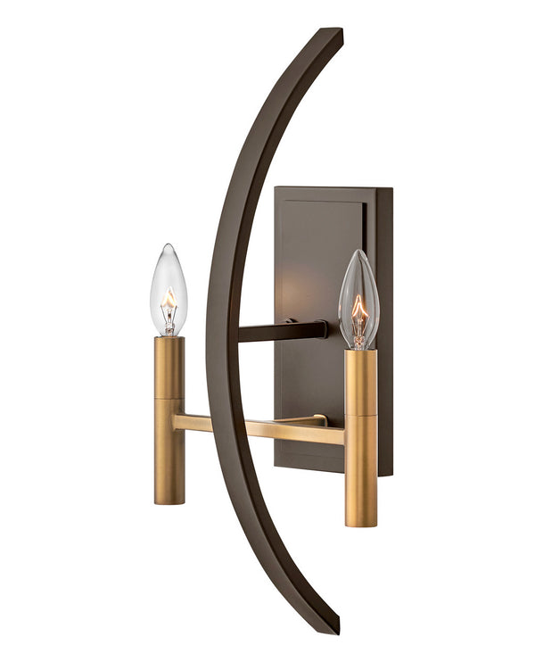 LED Wall Sconce from the Euclid Collection in Spanish Bronze Finish by Hinkley
