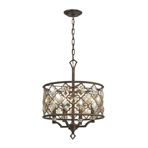 ELK Home - 31096/4 - Four Light Chandelier - Armand - Weathered Bronze from Lighting & Bulbs Unlimited in Charlotte, NC