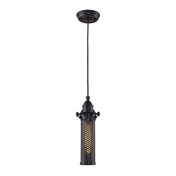 ELK Home - 66325/1 - One Light Mini Pendant - Fulton - Oil Rubbed Bronze from Lighting & Bulbs Unlimited in Charlotte, NC