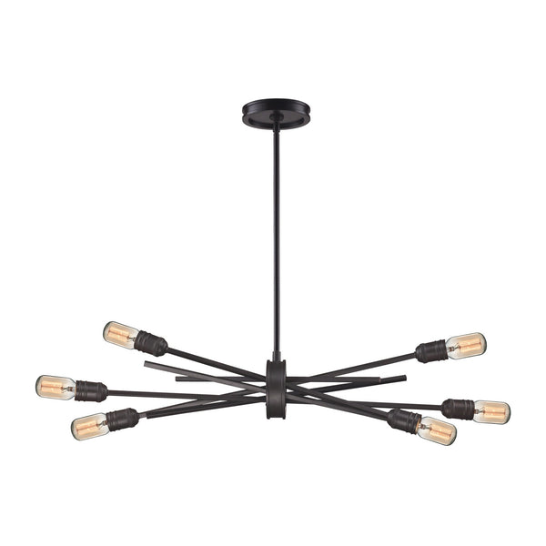 ELK Home - 66911/6 - Six Light Chandelier - Xenia - Oil Rubbed Bronze from Lighting & Bulbs Unlimited in Charlotte, NC