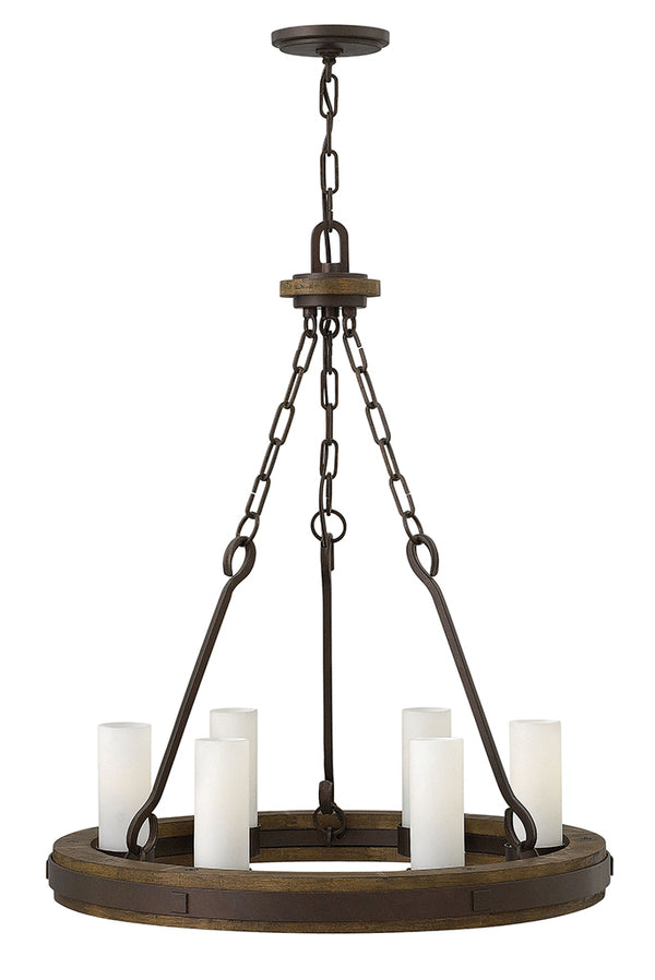 Fredrick Ramond - FR48435IRN - LED Chandelier - Cabot - Rustic Iron from Lighting & Bulbs Unlimited in Charlotte, NC