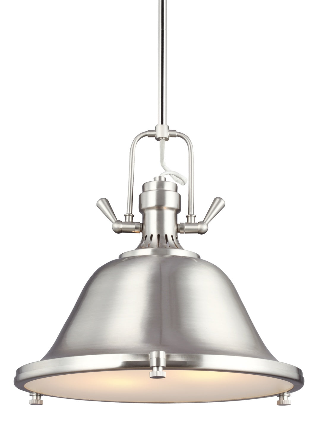 Generation Lighting - 6514402-962 - Two Light Pendant - Stone Street - Brushed Nickel from Lighting & Bulbs Unlimited in Charlotte, NC