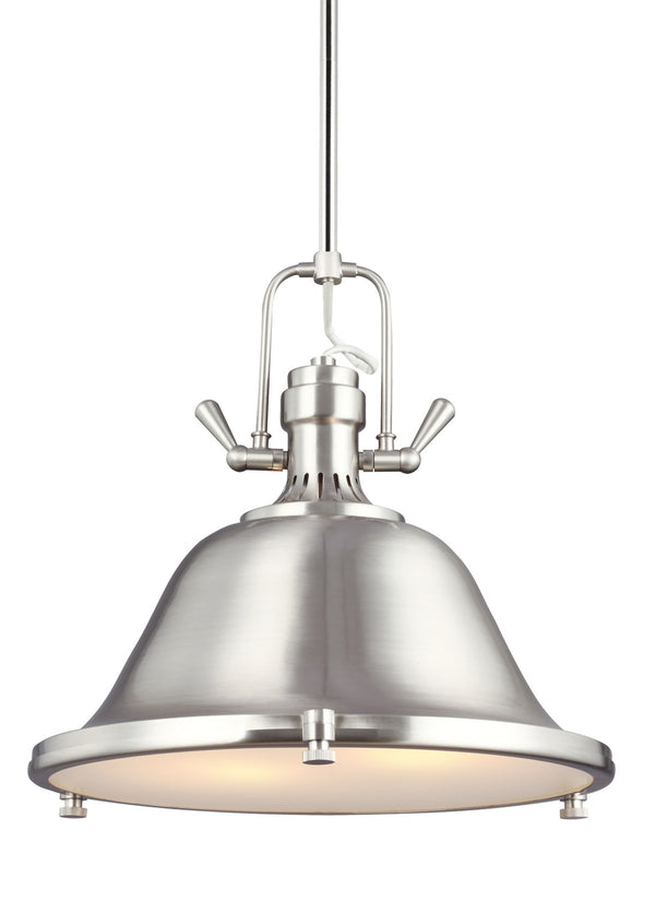 Generation Lighting - 6514402-962 - Two Light Pendant - Stone Street - Brushed Nickel from Lighting & Bulbs Unlimited in Charlotte, NC