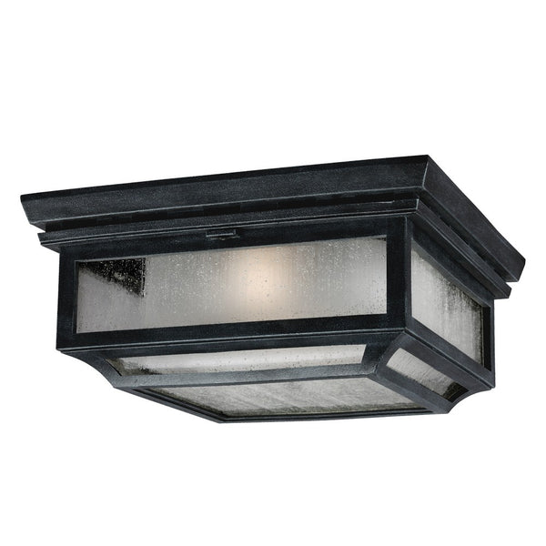Visual Comfort Studio - OL10613DWZ - Two Light Flush Mount - Shepherd - Dark Weathered Zinc from Lighting & Bulbs Unlimited in Charlotte, NC