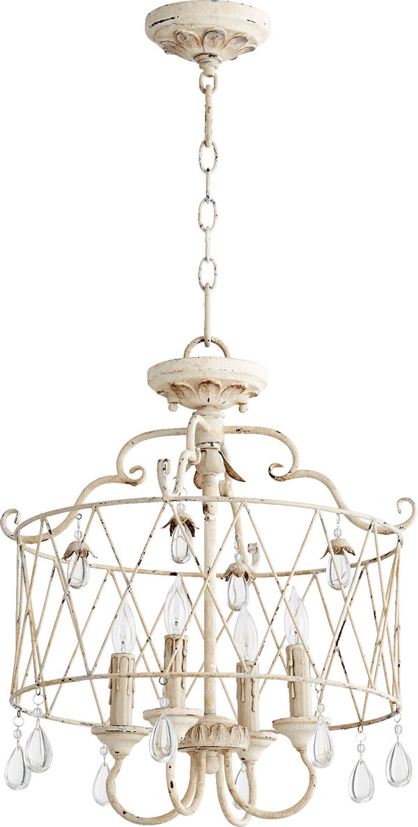 Quorum - 2844-4-70 - Four Light Dual Mount - Venice - Persian White from Lighting & Bulbs Unlimited in Charlotte, NC