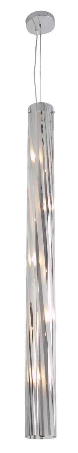 Varaluz - AC1072 - Five Light Pendant - Chroman Empire - Chrome from Lighting & Bulbs Unlimited in Charlotte, NC