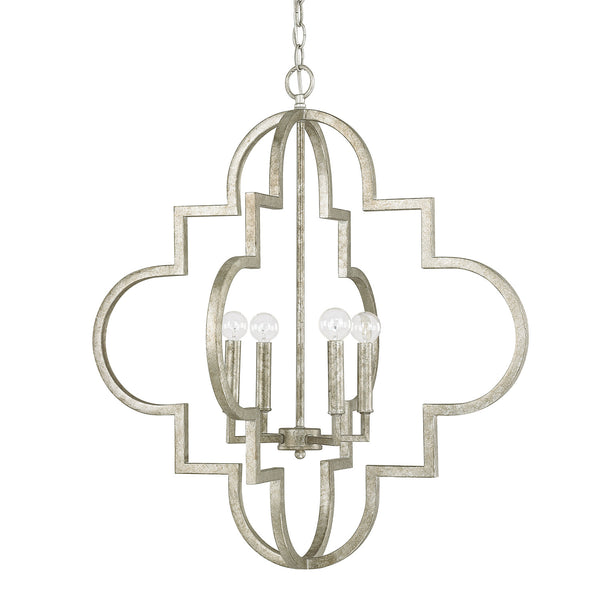 Capital Lighting - 4542AS - Four Light Pendant - Ellis - Antique Silver from Lighting & Bulbs Unlimited in Charlotte, NC