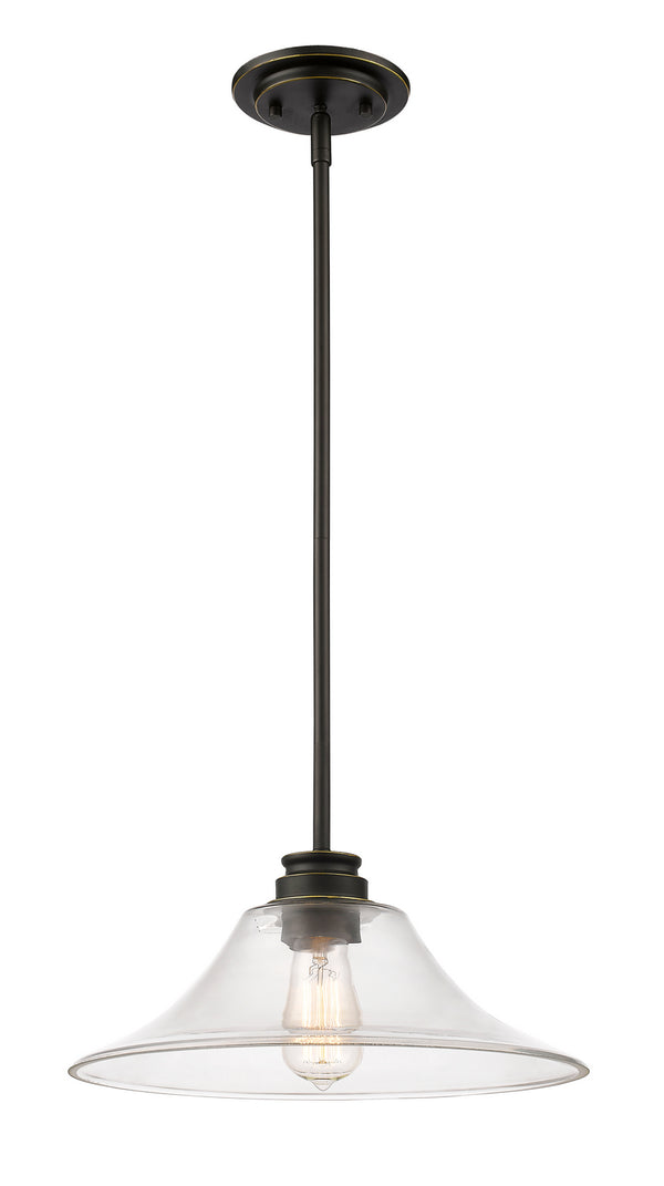 Z-Lite - 428MP14-OB - One Light Mini Pendant - Annora - Olde Bronze from Lighting & Bulbs Unlimited in Charlotte, NC