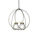 Eight Light Chandelier from the Oval Collection by Hubbardton Forge