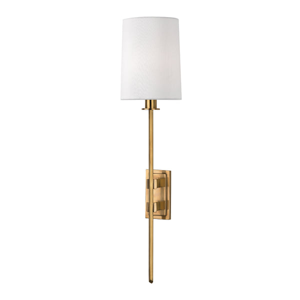 Hudson Valley - 3411-AGB - One Light Wall Sconce - Fredonia - Aged Brass from Lighting & Bulbs Unlimited in Charlotte, NC