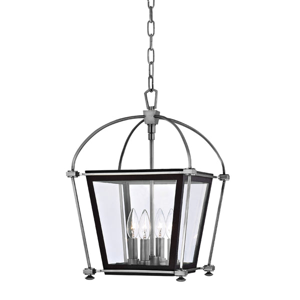 Hudson Valley - 3612-PN - Four Light Pendant - Hollis - Polished Nickel from Lighting & Bulbs Unlimited in Charlotte, NC