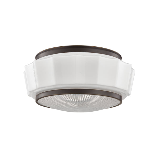 Hudson Valley - 3814F-OB - Two Light Flush Mount - Odessa - Old Bronze from Lighting & Bulbs Unlimited in Charlotte, NC