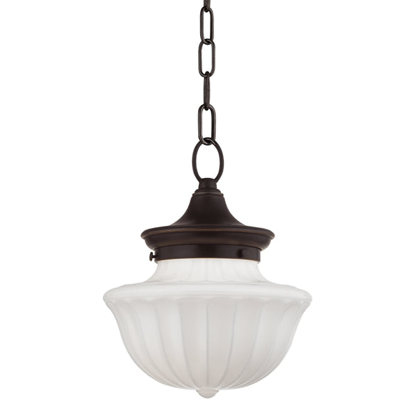 Hudson Valley - 5009-OB - One Light Pendant - Dutchess - Old Bronze from Lighting & Bulbs Unlimited in Charlotte, NC
