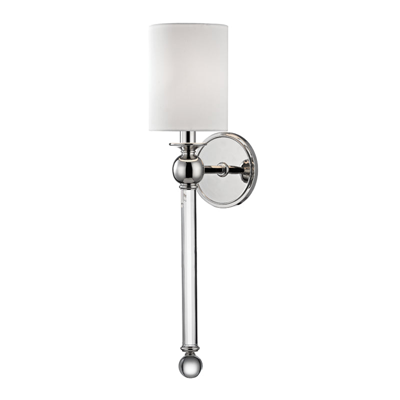 Hudson Valley - 6031-PN - One Light Wall Sconce - Gordon - Polished Nickel from Lighting & Bulbs Unlimited in Charlotte, NC