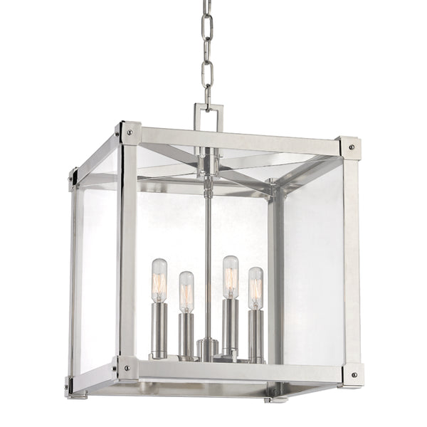 Hudson Valley - 8616-PN - Four Light Pendant - Forsyth - Polished Nickel from Lighting & Bulbs Unlimited in Charlotte, NC