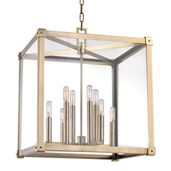 Hudson Valley - 8620-AGB - Eight Light Pendant - Forsyth - Aged Brass from Lighting & Bulbs Unlimited in Charlotte, NC
