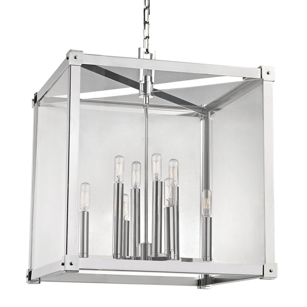 Hudson Valley - 8620-PN - Eight Light Pendant - Forsyth - Polished Nickel from Lighting & Bulbs Unlimited in Charlotte, NC