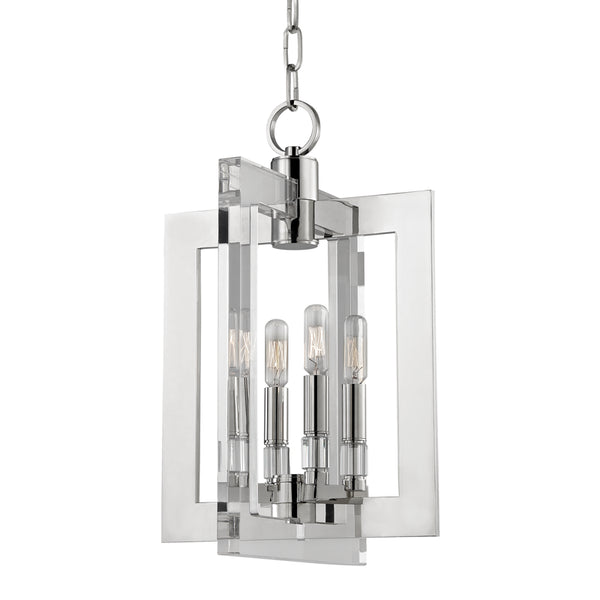 Hudson Valley - 9312-PN - Four Light Pendant - Wellington - Polished Nickel from Lighting & Bulbs Unlimited in Charlotte, NC