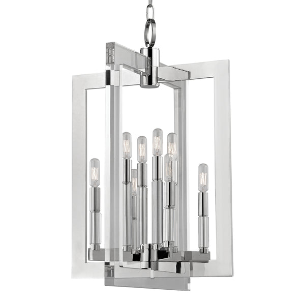Hudson Valley - 9317-PN - Eight Light Pendant - Wellington - Polished Nickel from Lighting & Bulbs Unlimited in Charlotte, NC