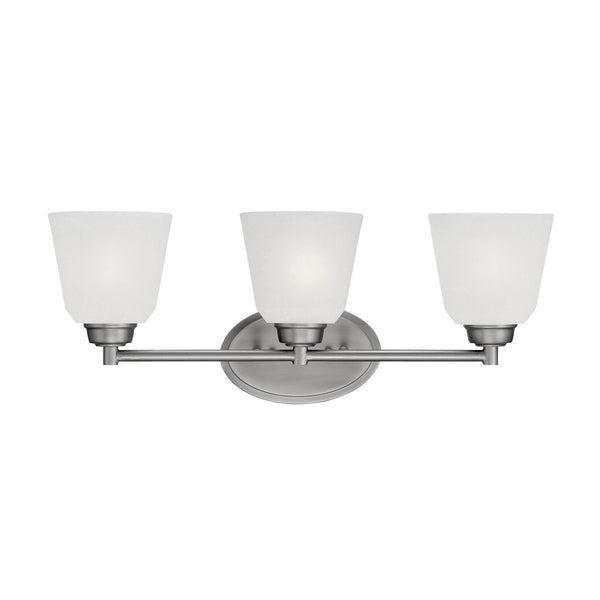 Millennium - 3223-BPW - Three Light Vanity - Franklin - Brushed Pewter from Lighting & Bulbs Unlimited in Charlotte, NC