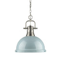 Golden - 3602-L PW-SF - One Light Pendant - Duncan PW - Pewter from Lighting & Bulbs Unlimited in Charlotte, NC