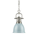 Golden - 3602-S PW-SF - One Light Pendant - Duncan PW - Pewter from Lighting & Bulbs Unlimited in Charlotte, NC