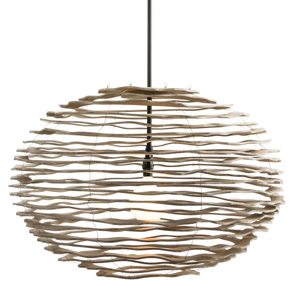 Arteriors - 45101 - One Light Pendant - Rook - Natural from Lighting & Bulbs Unlimited in Charlotte, NC
