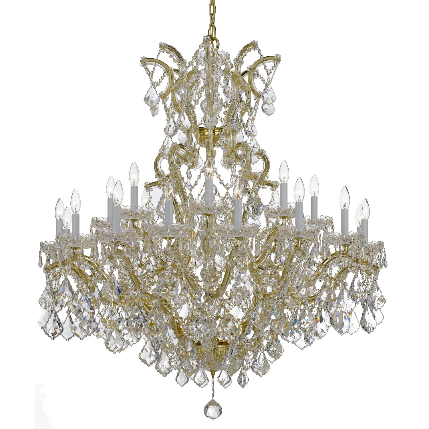 Crystorama - 4424-GD-CL-MWP - 25 Light Chandelier - Maria Theresa - Gold from Lighting & Bulbs Unlimited in Charlotte, NC