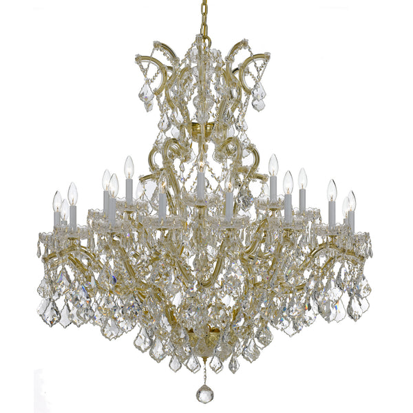 Crystorama - 4424-GD-CL-MWP - 25 Light Chandelier - Maria Theresa - Gold from Lighting & Bulbs Unlimited in Charlotte, NC