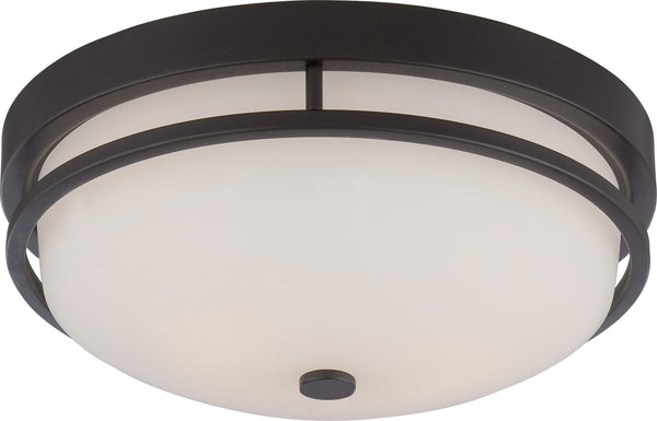 Nuvo Lighting - 60-5586 - Two Light Flush Mount - Neval - Sudbury Bronze from Lighting & Bulbs Unlimited in Charlotte, NC