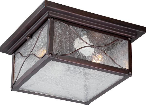 Nuvo Lighting - 60-5616 - Two Light Flush Mount - Vega - Classic Bronze from Lighting & Bulbs Unlimited in Charlotte, NC
