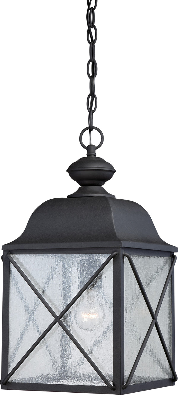 Nuvo Lighting - 60-5624 - One Light Hanging Lantern - Wingate - Textured Black from Lighting & Bulbs Unlimited in Charlotte, NC