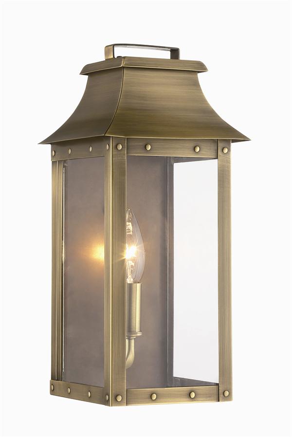 Acclaim Lighting - 8413AB - One Light Wall Sconce - Manchester - Aged Brass from Lighting & Bulbs Unlimited in Charlotte, NC