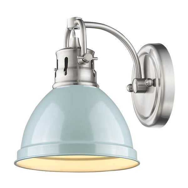 Golden - 3602-BA1 PW-SF - One Light Bath Vanity - Duncan PW - Pewter from Lighting & Bulbs Unlimited in Charlotte, NC