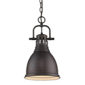 Golden - 3602-S RBZ-RBZ - One Light Pendant - Duncan RBZ - Rubbed Bronze from Lighting & Bulbs Unlimited in Charlotte, NC