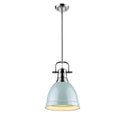 Golden - 3604-S CH-SF - One Light Pendant - Duncan CH - Chrome from Lighting & Bulbs Unlimited in Charlotte, NC